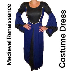 🌷RENAISSANCE Costume🌷 Flounce Flare Sleeve Dress Halloween